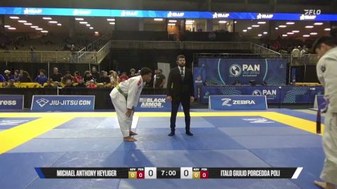 Italo Giulio Porcedda Poli vs Michael Anthony Heyliger 2026 Pan Jiu Jitsu IBJJF Championship