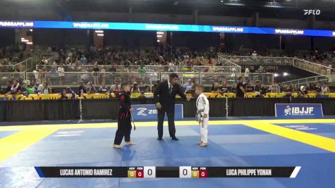 Luca Philippe Yonan vs Lucas Antonio Ramirez 2025 Pan Kids Jiu-Jitsu IBJJF Championship