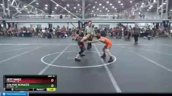 80 lbs Round 2 (6 Team) - Colton Schultz, Olympia vs Jett Hines, Cimarron