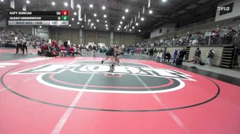 190B Champ. Round 1 - Aleah Underwood, Edmond North vs Katy Duncan, Tonganoxie