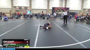68 lbs Round 2 - Colin Schafer, Level Up Wrestling vs Cooper Harwell, Ironclad
