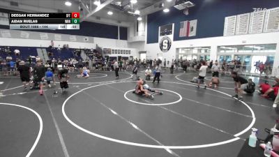 144 lbs Cons. Round 6 - Deegan Hernandez, Martin Luther King vs Aidan Ruelas, Canyon Springs High School Wre
