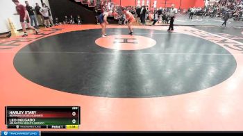 220 lbs Champ. Round 1 - Leo Delgado, Arlington Heights (HERSEY) vs Harley Stary, Hoffman Estates (CONANT)