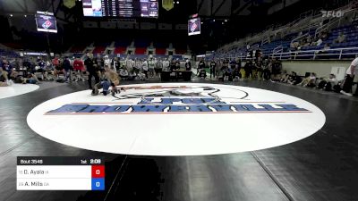 120 lbs 7th Place - Dru Ayala, IA vs Antonio Mills, GA