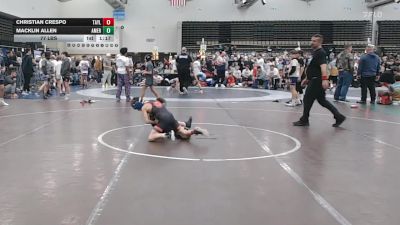 77 lbs Rr Rnd 6 - Christian Crespo, Taylor Hammers - MSC vs Macklin Allen, American MMAW - MSC