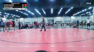 157 lbs Round 1 (4 Team) - Jaydin Hawkins, Slate Wrestling Academy vs Hudson Babb, Missouri Outlaws