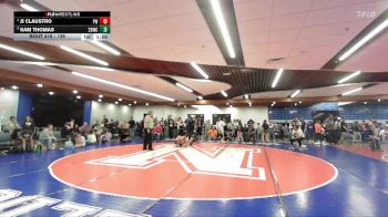 135 lbs Round 3 - Jj Claustro, Parma Wrestling vs Sam Thomas, 208 Badgers Wrestling Club