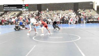 150-I lbs Quarterfinal - Jet Li, Manhasset vs Khaleb Afanador, Mac Arthur