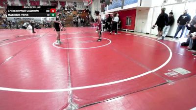 126 lbs Cons. Round 2 - Christopher Calhoun, Long Beach Wilson vs Maximus Yepis, Bonita Vista