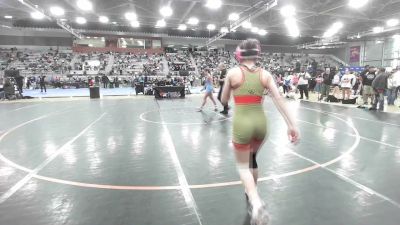 54 kg Cons. Rd Of 32 - Isabella Mikesell, Helena Wrestling Club vs Quin Turner, Okie Girls