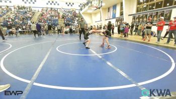 80 lbs Round Of 16 - Owen Schiltz, Verdigris Youth Wrestling vs Liam Baughman, Blackwell Wrestling Club