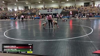 75 lbs Cons. Round 2 - Easton Mellon, Williamson Co Wrestling Club vs Parker Phelps, Cookeville Wrestling Club