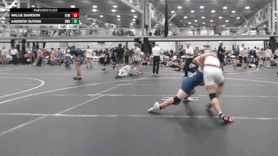 165 lbs Round 3 (6 Team) - Andrew Gutkin, Seagulls WC vs Willie Dawson, CTWHALE