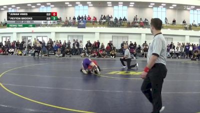 165 lbs Cons. Semi - Peyton Brooks, Albion vs Juwan Vines, Olivet