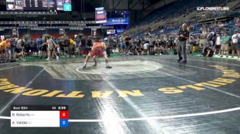 145 lbs Cons 8 #2 - Brayden Roberts, West Virginia vs Aaden Valdez, Colorado