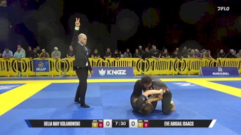 Eve Abigail Isaacs vs Delia May Kolanowski 2025 Pan IBJJF Jiu-Jitsu No-Gi Championship
