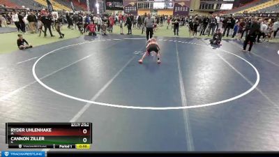 63 lbs Cons. Semi - Ryder Uhlenhake, IA vs Cannon Ziller, IL