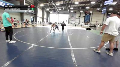 100 lbs Rr Rnd 3 - Max Stultz, Indiana Outlaws Red vs Maddox Birchler, Team Gotcha Blue