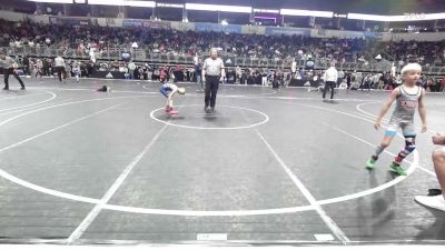 55 lbs Round Of 16 - Carson Shaw, Joplin Youth Wrestling vs Knox Kafer, Matpac Wrestling-ND