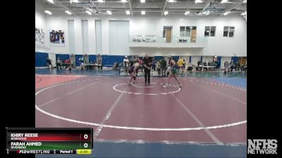 115 lbs Champ. Round 2 - Khiry Reese, Rosewood vs Farah Ahmed, Riverbend