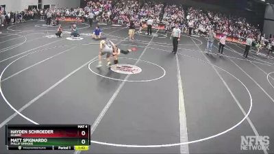 3A 126 lbs Semifinal - Matt Spignardo, Phillip Simmons vs Hayden Schroeder, Gilbert