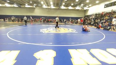 125 lbs Round Of 16 - Jackson Bauer, Coast Guard vs Mason Franklin, Johnson & Wales