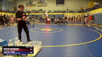 92 lbs Cons. Round 1 - Imauri Eikenberry, Dodge City Training Center vs Rustin Ayers, Smoky Valley Wrestling Club