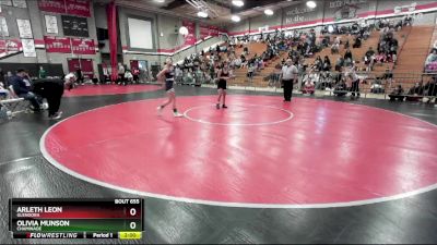 95 lbs Quarterfinal - Olivia Munson, Chaminade vs Arleth Leon, Glendora