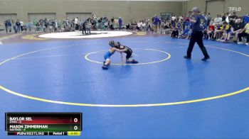 45 lbs Semis (4 Team) - Mason Zimmerman, Hastings vs Baylor Sel, F/MCC