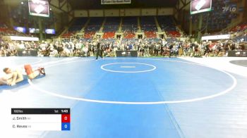 182 lbs Cons 32 #1 - Jt Smith, Nebraska vs Cooper Reves, Kansas