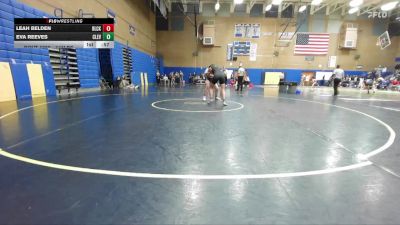 145lbs Cons. Round 2 - Eva Reeves, Cleveland (Girls) vs Leah Belden, Black Hills (Girls)