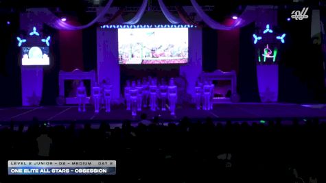 One Elite Allstars - Obsession [2025 L2 Junior - D2 - Medium Day 2] 2025 ASC Battle Under the Big Top Grand Nationals