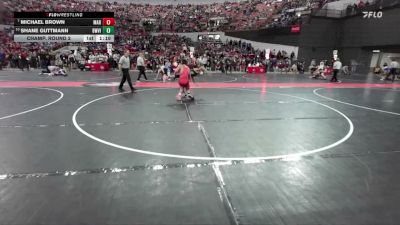 150 lbs Champ. Round 2 - Michael Brown, Marshfield vs Shane Guttmann, KIWC