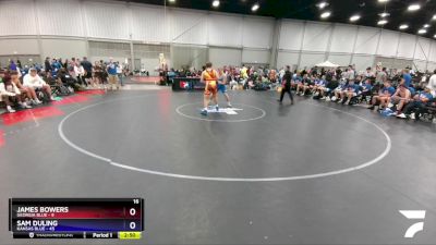 160 lbs Round 3 (8 Team) - James Bowers, Georgia Blue vs Sam Duling, Kansas Blue