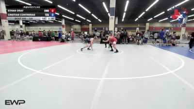 126 lbs Consi Of 8 #2 - Ethan Orat, Cowboy/Cowgirl Wrestling Club vs Cristian Contreras, Texas