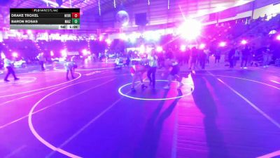 157 lbs Quarterfinal - Drake Troxel, Nebraska Wr Ac vs Baron Rosas, Maize WC
