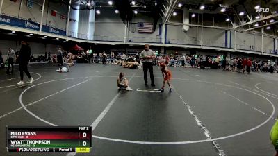 40 lbs Round 3 (10 Team) - Wyatt Thompson, Headhunters vs Milo Evans, CTWHALE