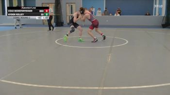 149 lbs Cons. Round 2 - Cole Munsterteiger, Southwest Minnesota State vs Ayden Kelley, Briar Cliff (Iowa)
