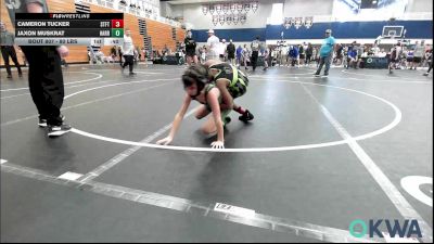 80 lbs Rr Rnd 1 - Cameron Tucker, Standfast vs Jaxon Muskrat, Harrah