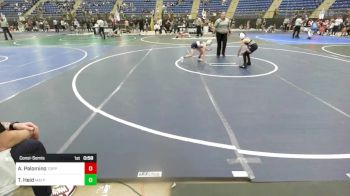 62 lbs Consolation - Ayden Palomino, Toppenish USA Wrestling vs Teagan Heid, Matpac WC