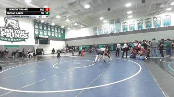 190 lbs Champ. Round 2 - Matias Juniel, La Canada vs Lennon Tinahui, Paloma Valley