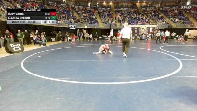 68 lbs Quarterfinal - Ruby Garis, State College vs Alachia Nelson, Clearfield