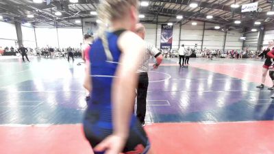 100 lbs Rr Rnd 1 - Megan Roney, MetroWest United vs BryLee Irsik, Team Nebraska