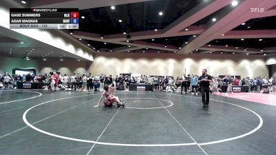 132 lbs Champ. Round 1 - Gage Summers, New Jersey vs Adan Magnas, Maryland