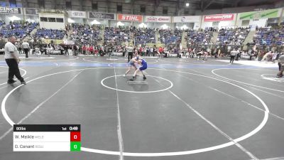 90 lbs Consi Of 8 #1 - Wayland Meikle, Weld Central Middle School vs Dominic Conant, Resurrection Christian
