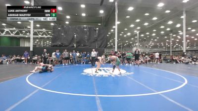 122 lbs Rr Rnd 5 - Luke Anthony, Downingtown West - HSBAFC vs Ashkab Maziyev, Central Dauphin - HSBAFC