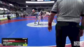 7A 170 lbs Quarterfinal - Carson Freeman, Thompson vs Kody Sigmon, Enterprise HS