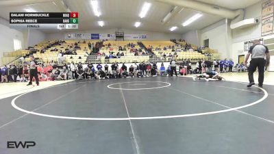 110 lbs Final - Dalani Hornbuckle, Rogers High School Girls vs Sophia Reece, Broken Arrow Girls HS