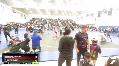 130 lbs Round 4 - Thomas Zubia, GWC vs Ethan Villagran, Team SoCal WC