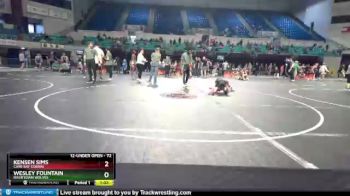 72 lbs Round 2 - Kensen Sims, Cane Bay Cobras vs Wesley Fountain, Rivertown Wolves